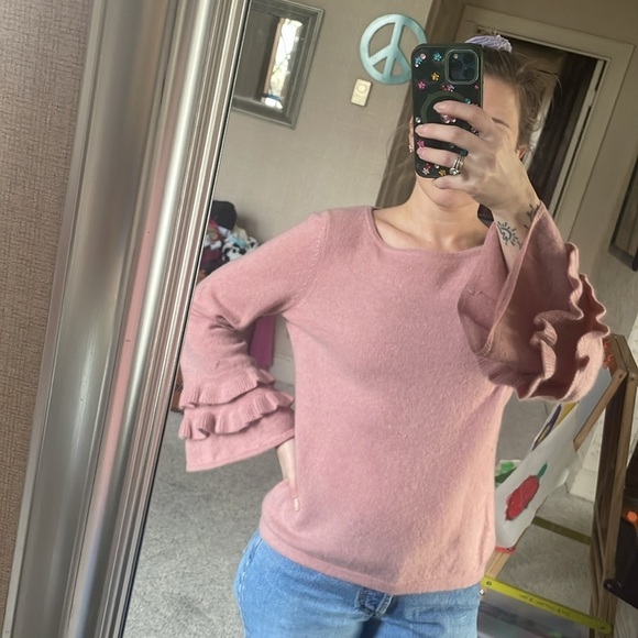 Charter Club Cashmere Luxury Bell Sleeve Sweater - Picture 7 of 11